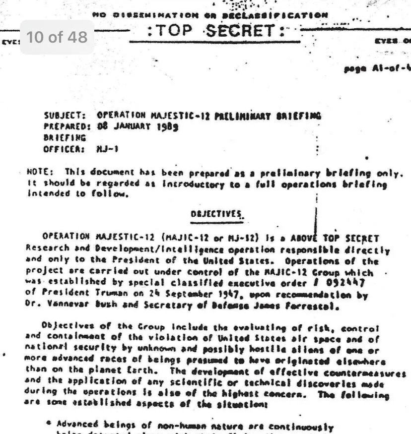 Majestic 12 Documents