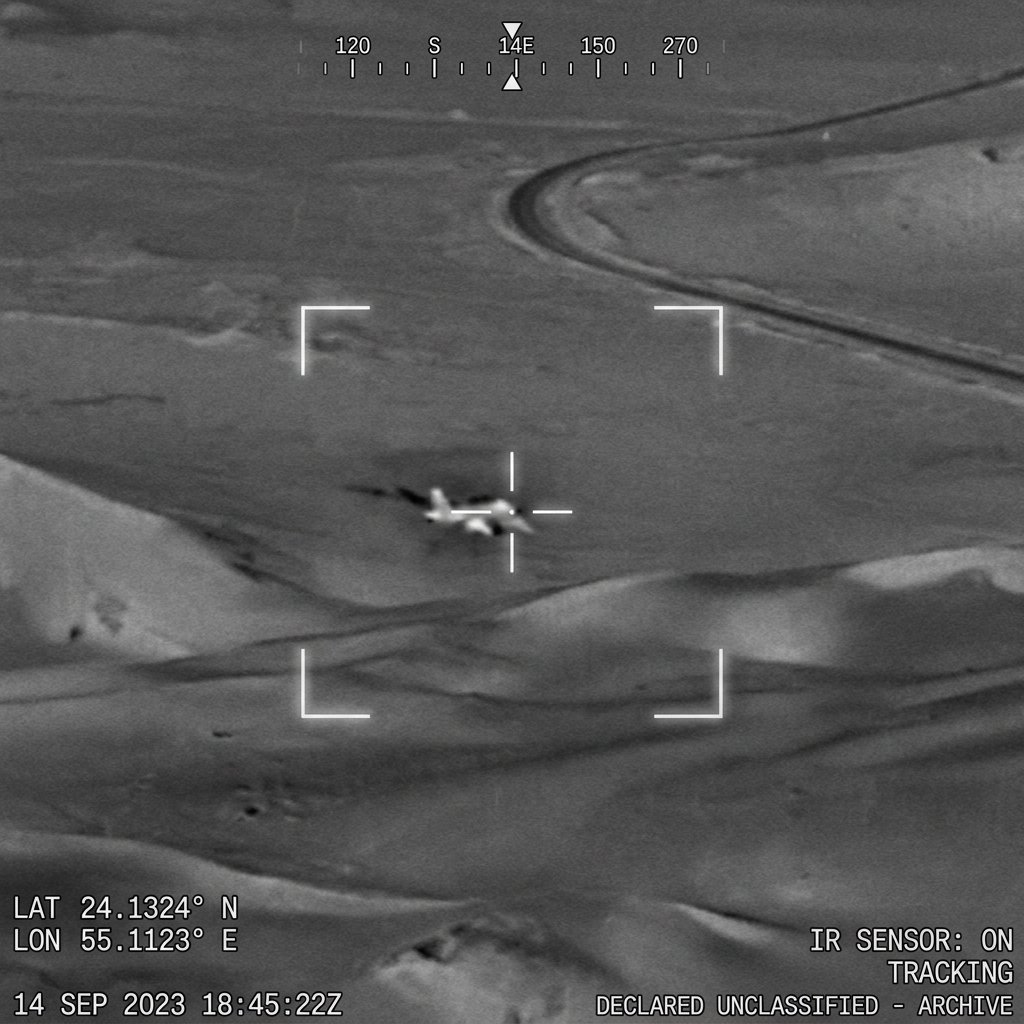 UAE Reconnaissance UAP Footage (October 2023)